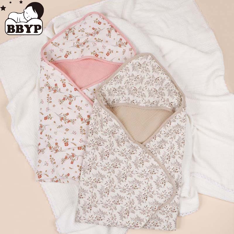 Hooded Bath Towel - 4 طبقات منشفة استحمام ناعمة ودافئة