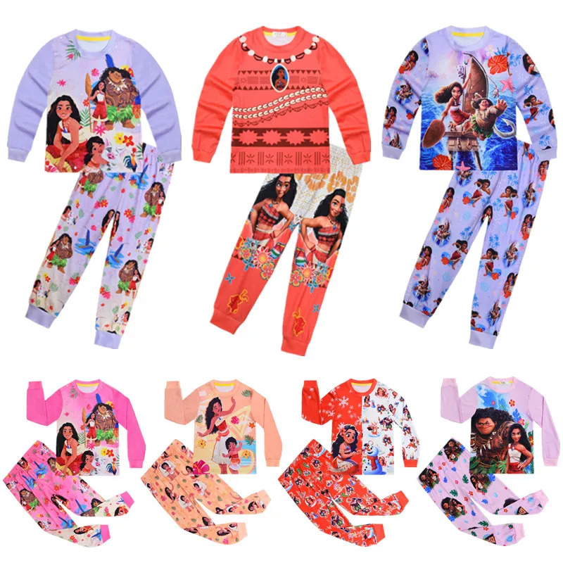 Baby Clothing Unit - L2025l جديد تأثيري ربيع الخريف Vaiana