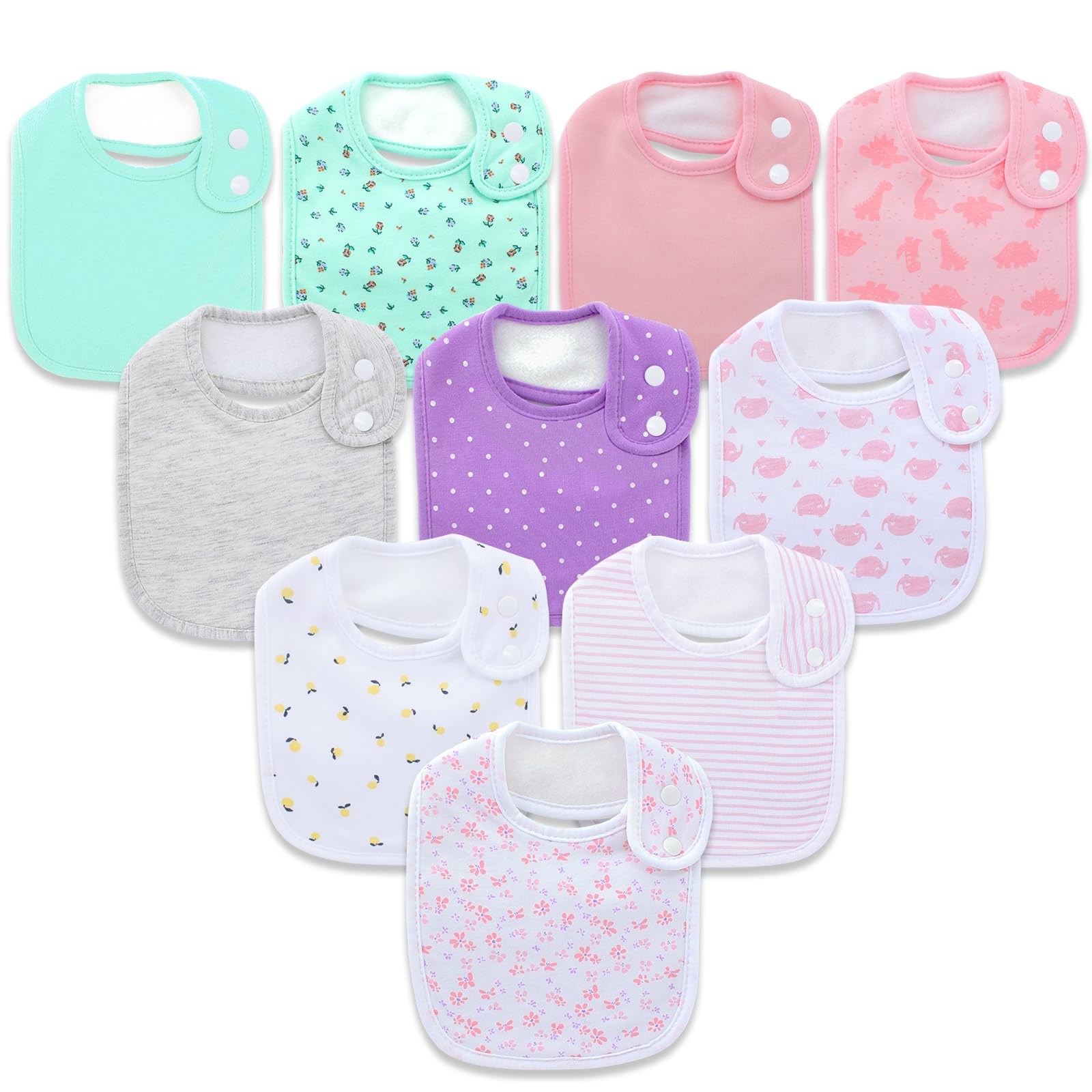 Printed Bibs Pack - بينوكسين - عبوة من 10 قطع