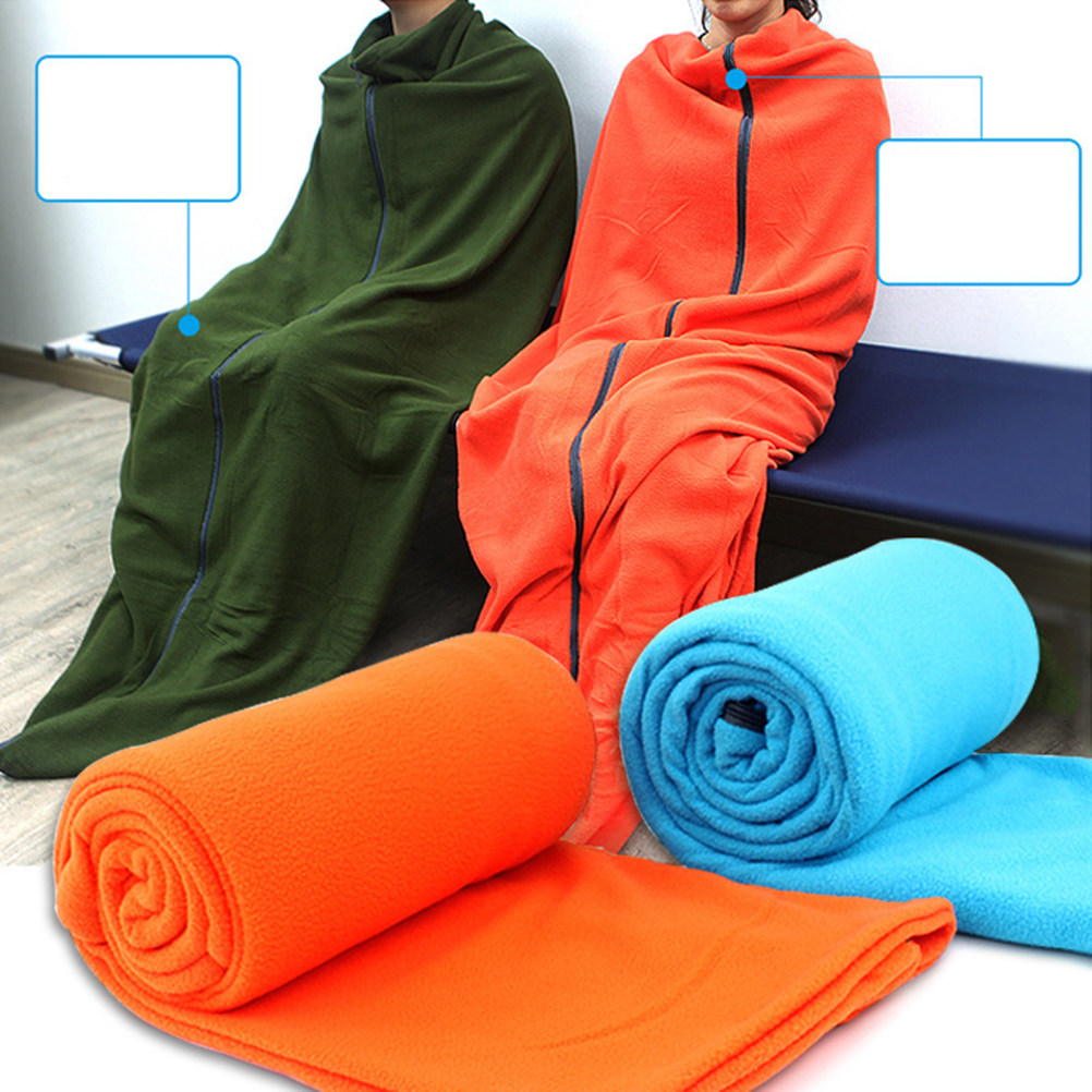 Fleece Sleep Bag - كيس نوم محمول برتقالي من الصوف