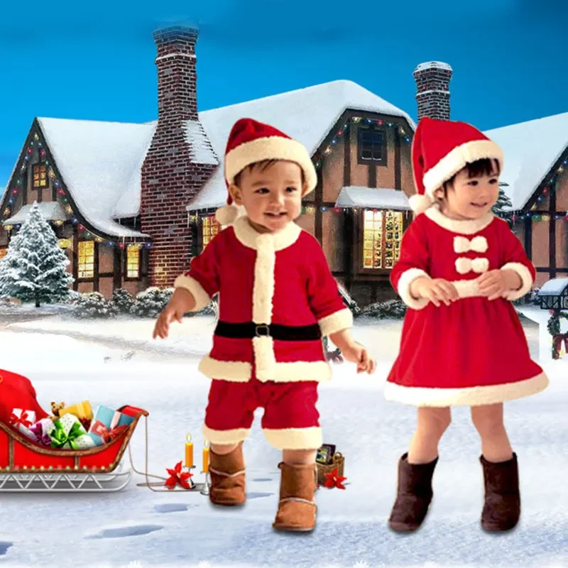 Baby Clothing Unit - زي بابا نويل للأطفال الصغار، بدلة
