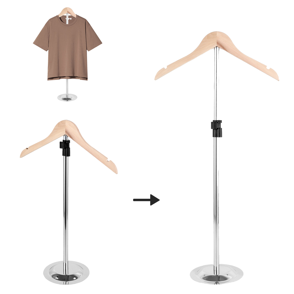 Baby Clothing Display Stand - حامل عرض تي شيرت بارتفاع قابل