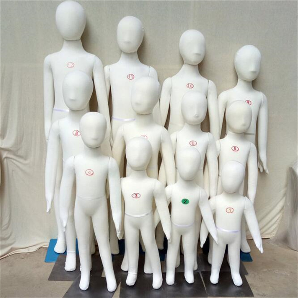Baby Clothing Display Stand - مانيكان يدوي كامل للأطفال، لعرض الجسم،