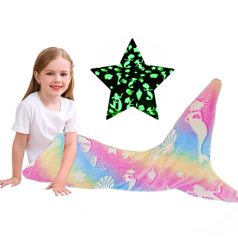 الفانيلا حورية البحر بطانية ضو - مراجعة Fleece Sleep Bag وسعره