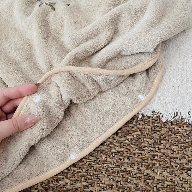 الأطفال المرجان الصوف عباءات ا - مراجعة Hooded Bath Towel وسعره