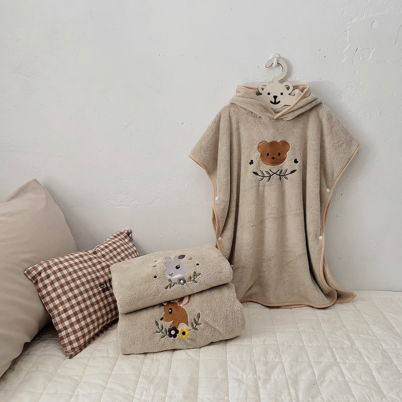 الأطفال المرجان الصوف عباءات ا - مراجعة Hooded Bath Towel وسعره