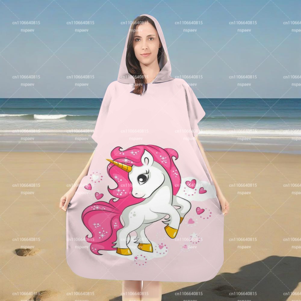 روب استحمام بغطاء للرأس مطبوع  - مراجعة Hooded Bath Towel وسعره