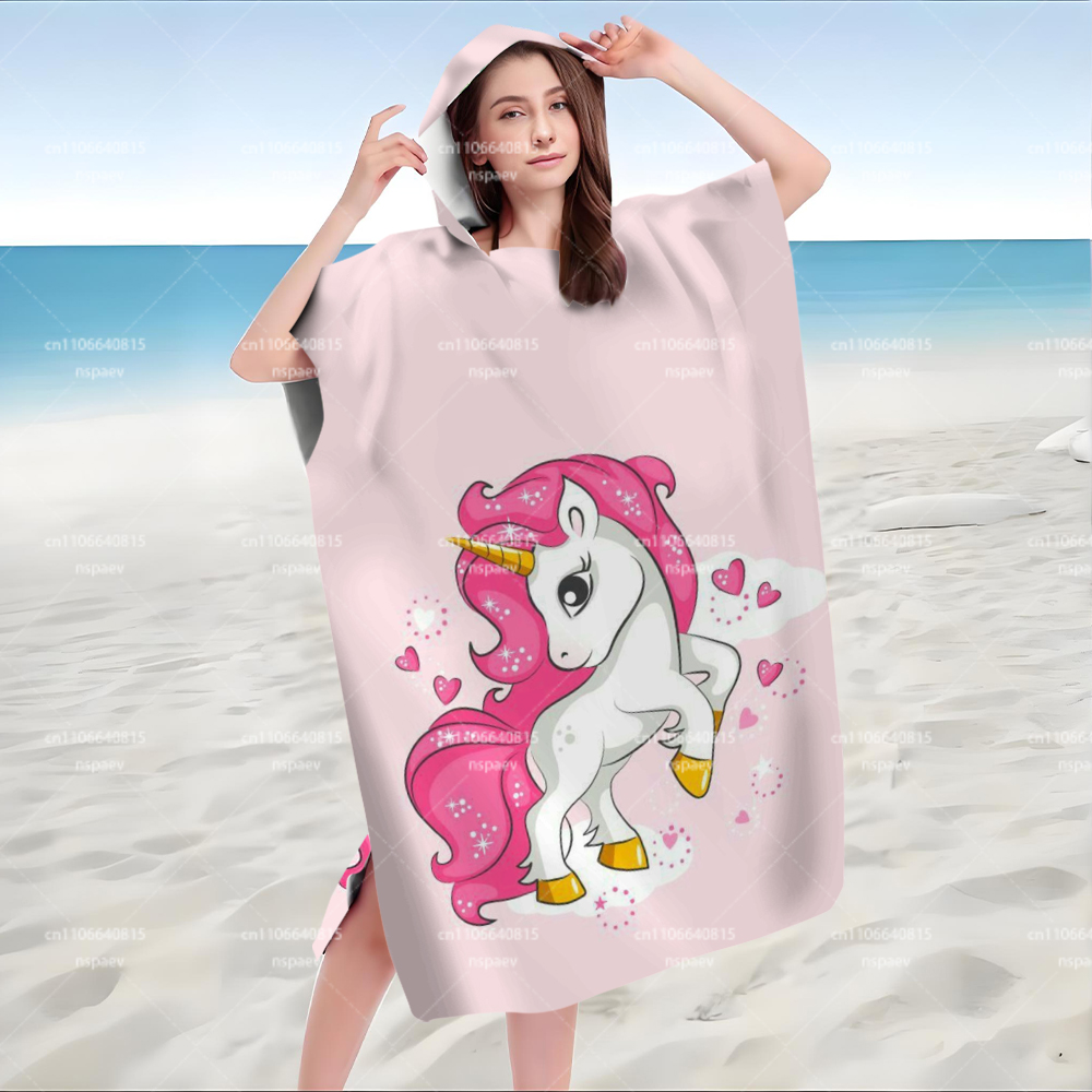 روب استحمام بغطاء للرأس مطبوع  - مراجعة Hooded Bath Towel وسعره