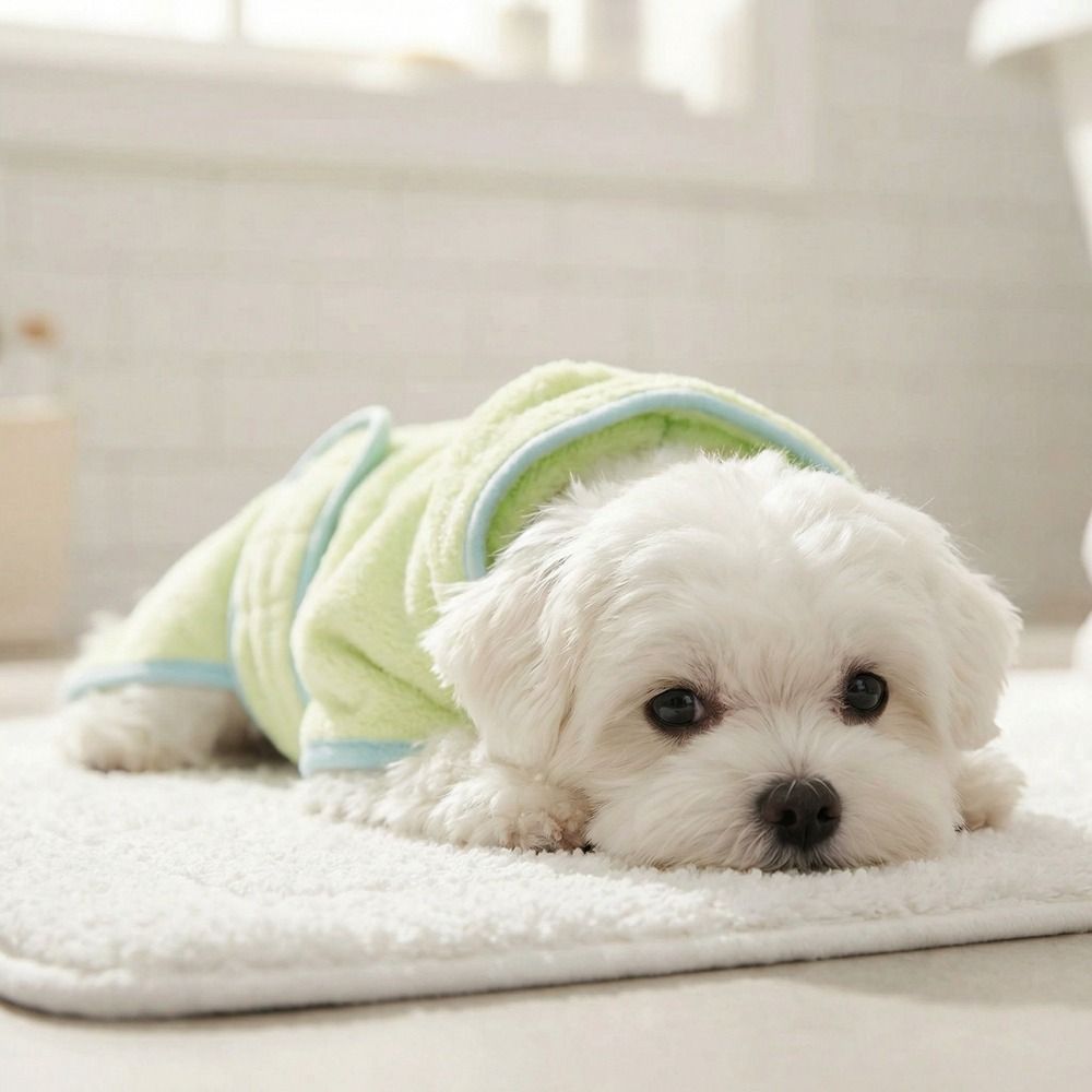 روب استحمام للكلاب فائق الامتص - مراجعة Hooded Bath Towel وسعره