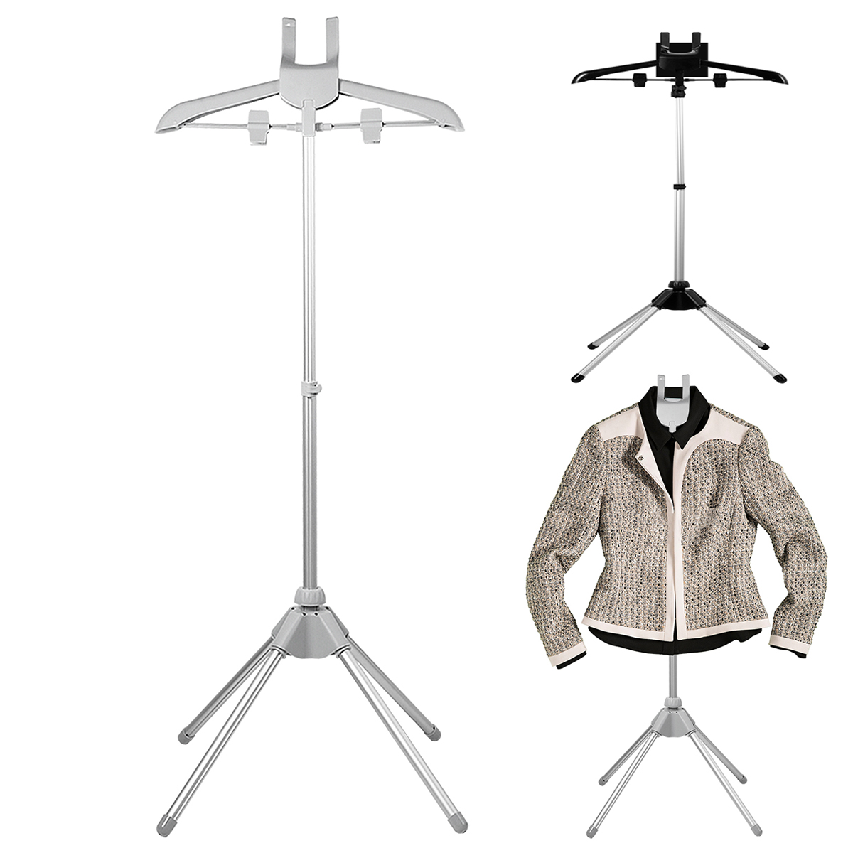 قابل للطي تلسكوبي الملابس ، حا - مراجعة Baby Clothing Display Stand وسعره