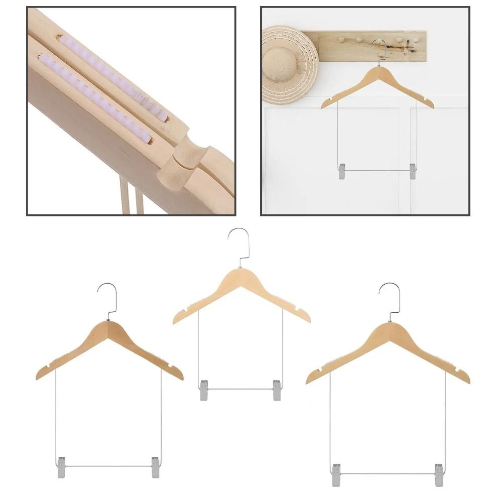 شماعات بدلة من الخشب الصلب، حم - مراجعة Baby Clothing Display Stand وسعره