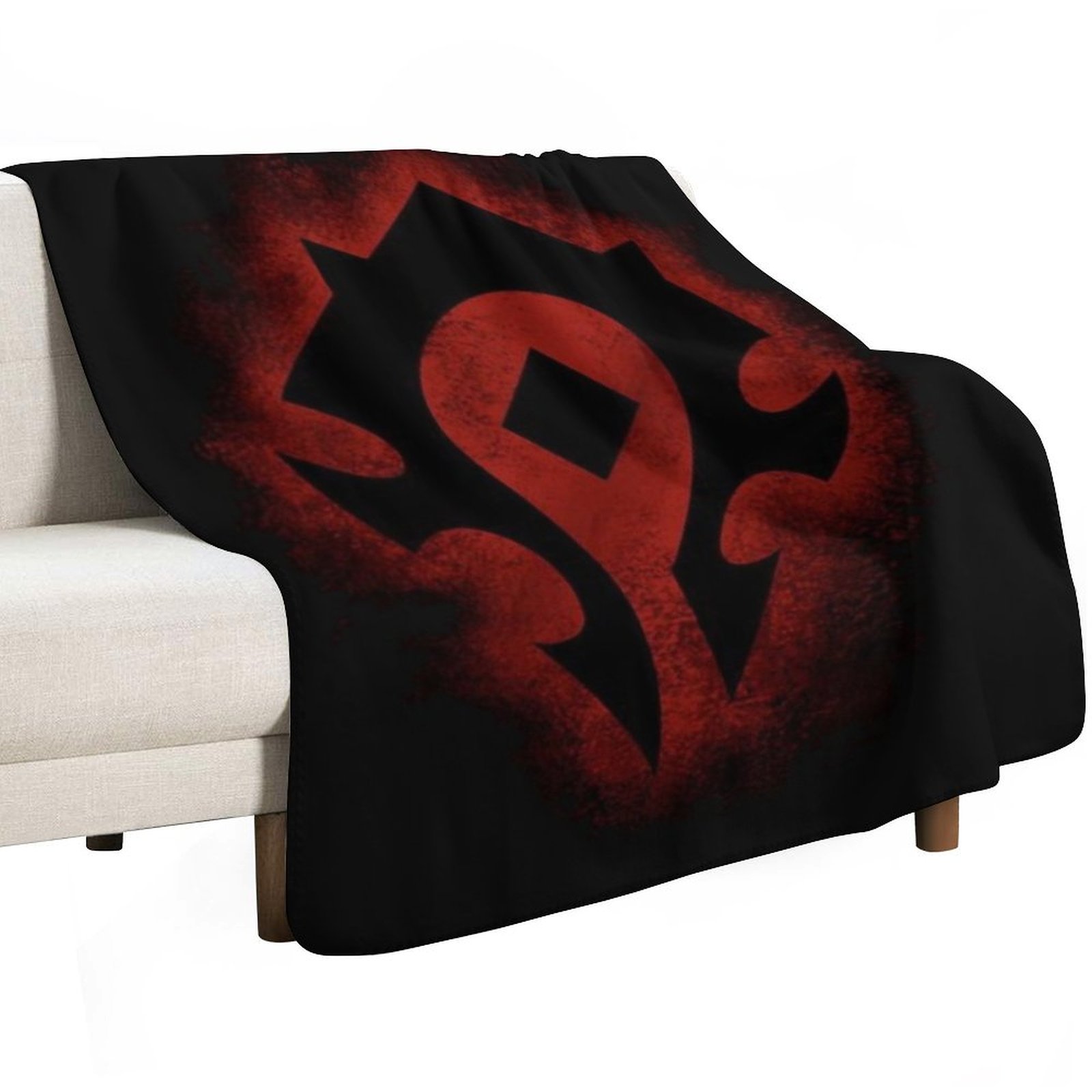 بطانية رمي بشعار Red Horde، نا - مراجعة Fleece Sleep Bag وسعره