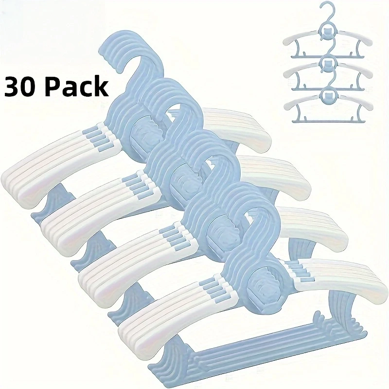 30 قطعة من شماعات ملابس الأطفا - مراجعة Baby Clothing Hangers وسعره